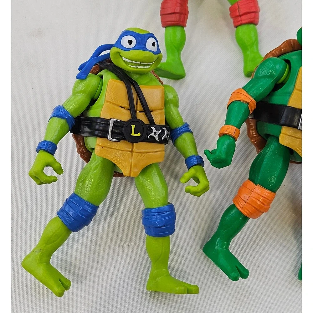 Playmates TMNT Mutant Mayhem Figure Lot Leonardo Raphael Michelangelo 2023 83350